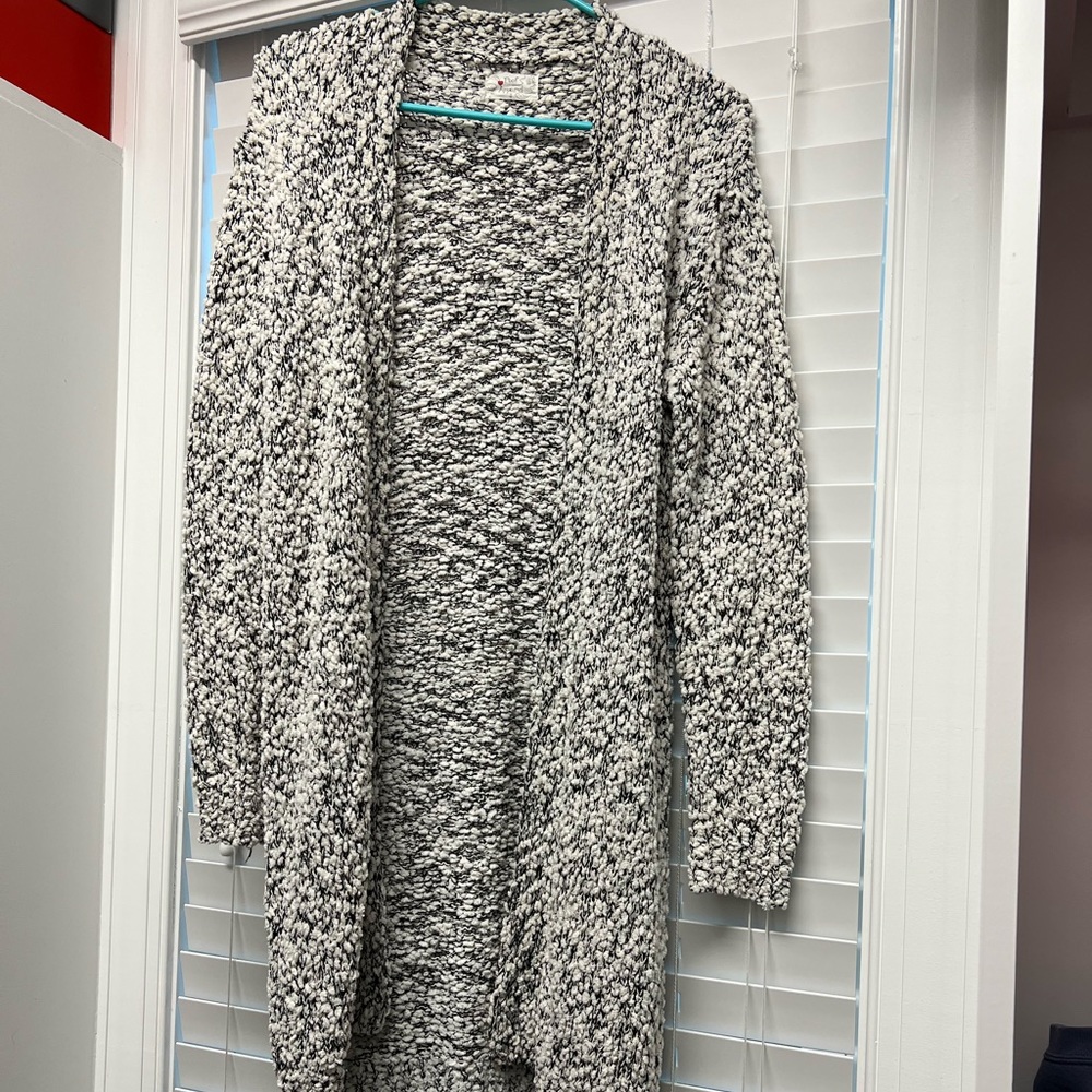 Black & white cardigan